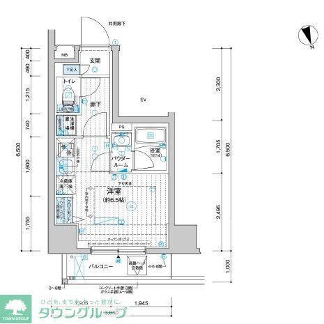 メインステージ川崎南幸町の間取り写真