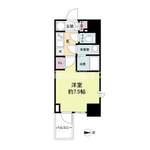 地下鉄御堂筋線 本町駅 徒歩10分 14階建 築4年の間取り写真