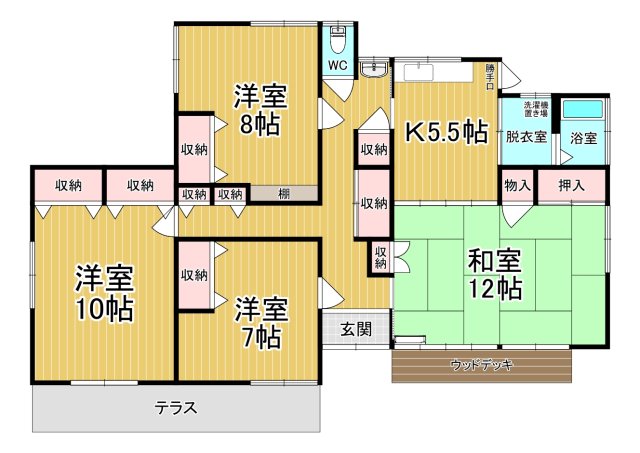 UGハウスIIの間取り写真