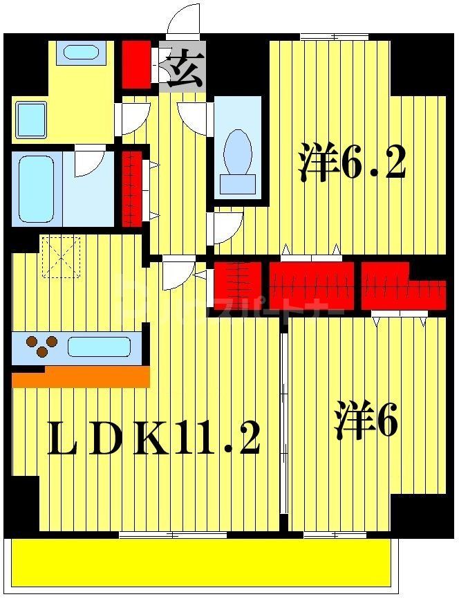 ポポラーレ船橋の間取り写真