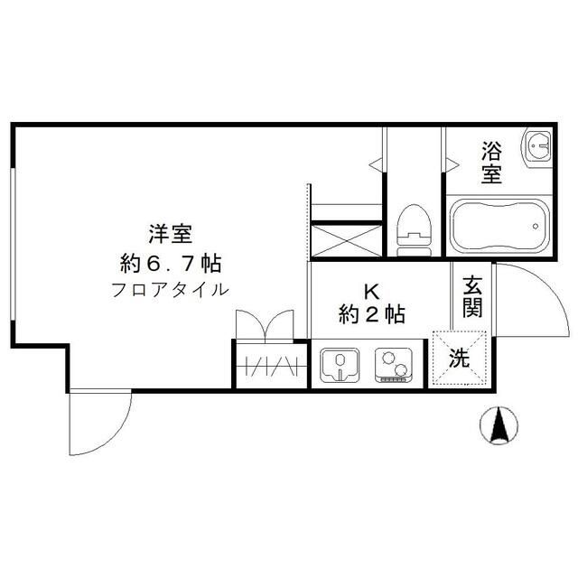 東京メトロ南北線 東大前駅 徒歩6分 5階建 築36年の間取り写真
