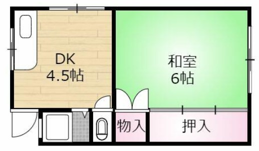 川富マンションの間取り写真