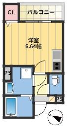 THE NOBLES 紫の間取り写真