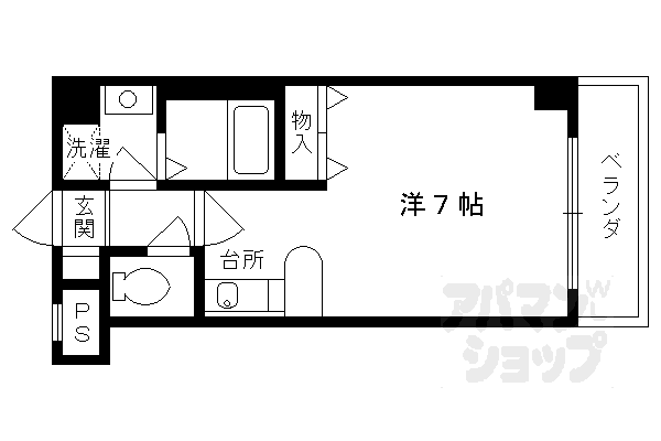 ABLE創久五条大宮の間取り写真