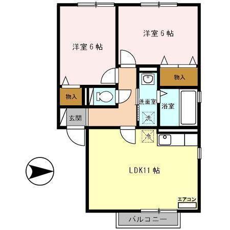 メゾン・ド・東通の間取り