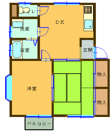 サンハイツ加藤の間取り