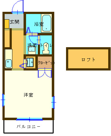 カーサレジーナの間取り