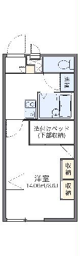 【レオパレスアクエリアスの間取り】