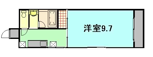 ハイツ七塚原の間取り写真