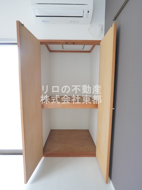 収納　奥行のある収納付です！増えがちな荷物をもスッキリ収納できます