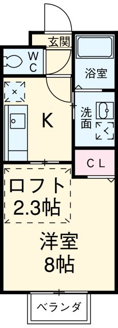 ティーワン半城土の間取り