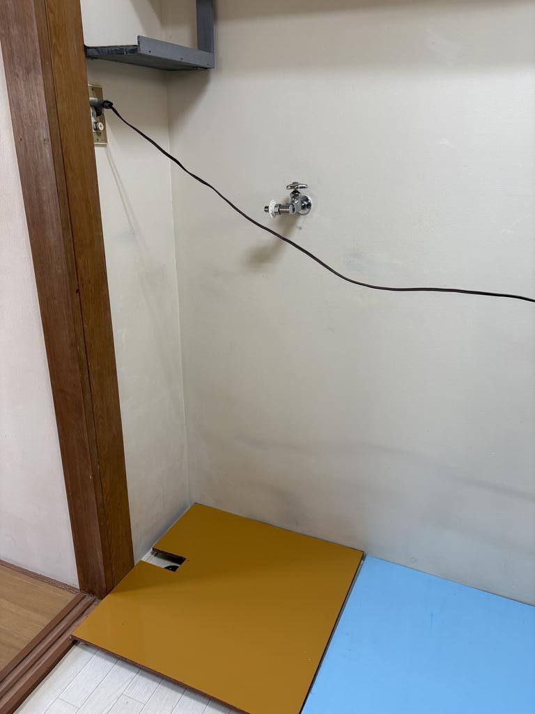 洗面設備　室内洗濯機置場