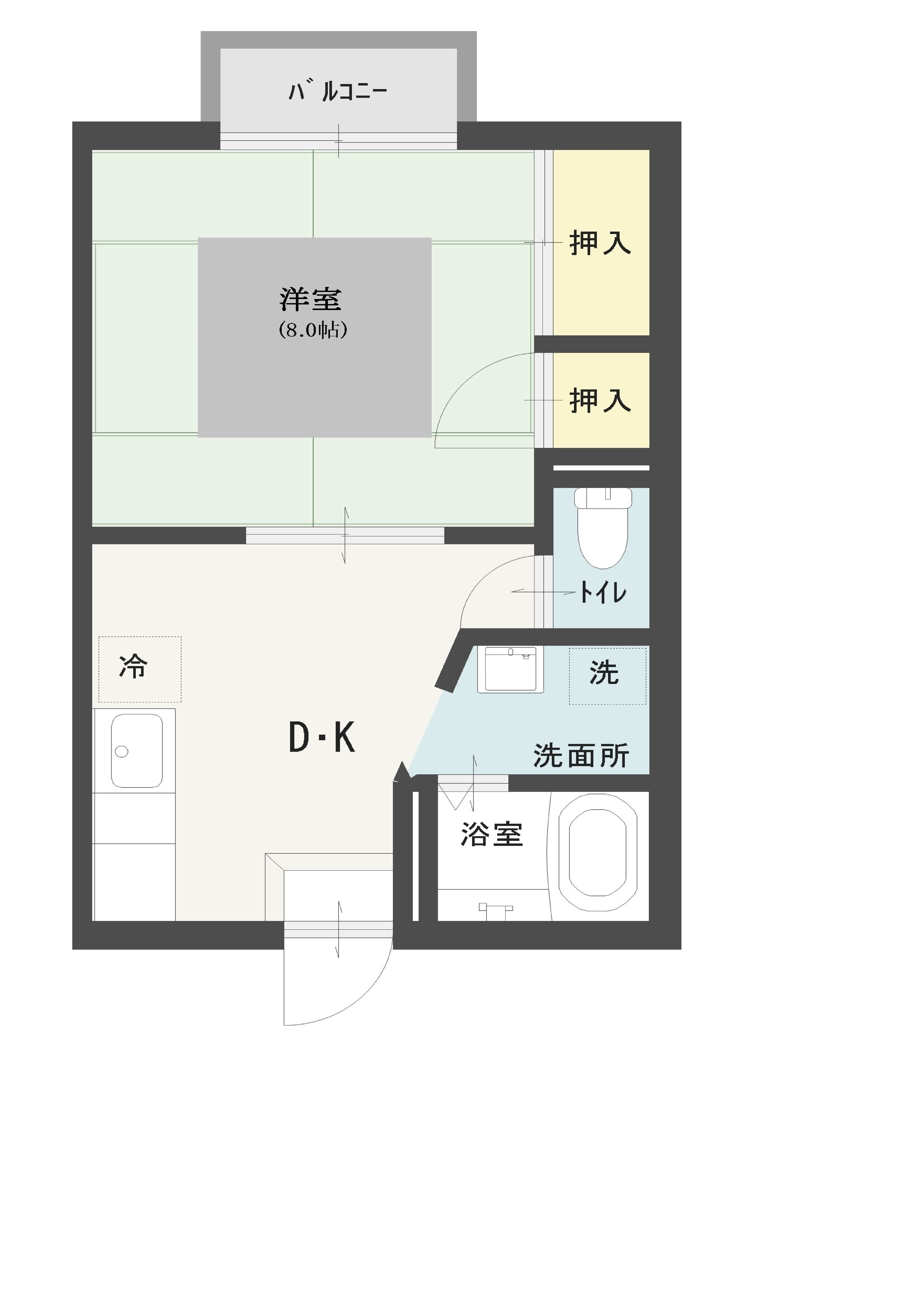 ロマス錦の間取り