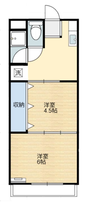 大和マンションの間取り