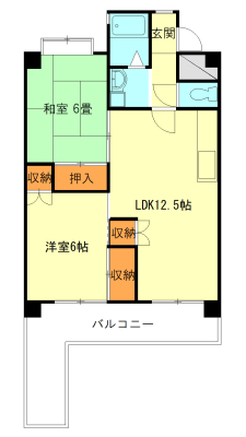 サンライズ美里の間取り