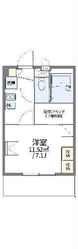 レオパレスルミエール０７の間取り