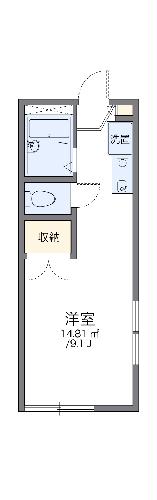 レオパレス高雄の間取り