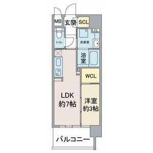 スリーアイランドタワー桜山の間取り