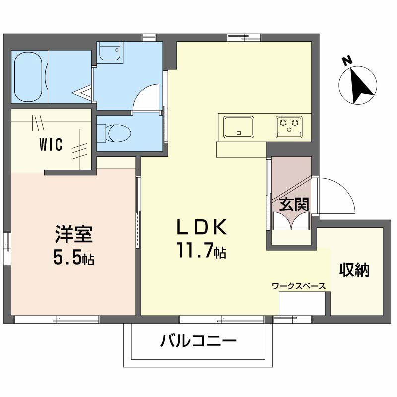 グレース安曇野の間取り