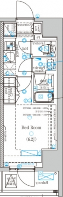 【DIPS亀有駅前の間取り】