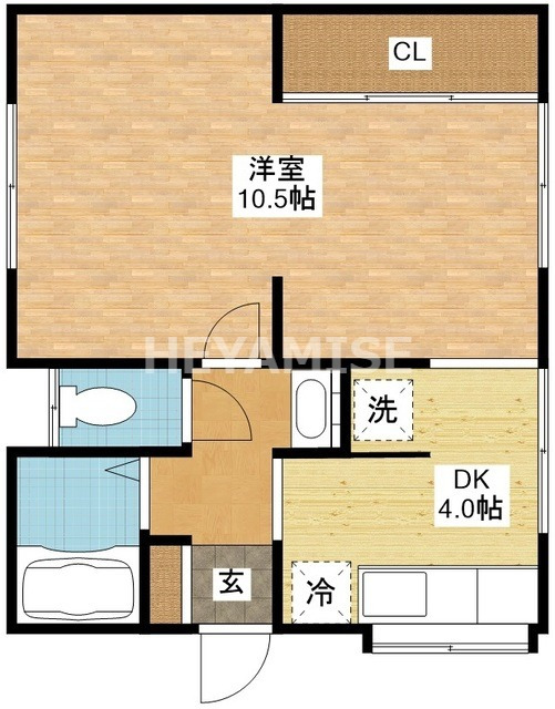 シティハウス戸町の間取り