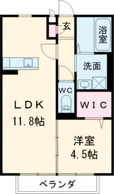 レーブフラッツの間取り