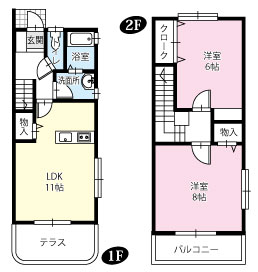 ニュークレストIIの間取り