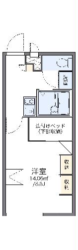 レオパレスあさひ吉岡の間取り