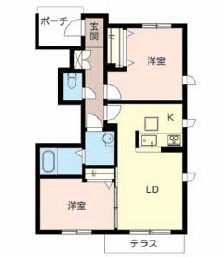 シャーメゾン今福の間取り