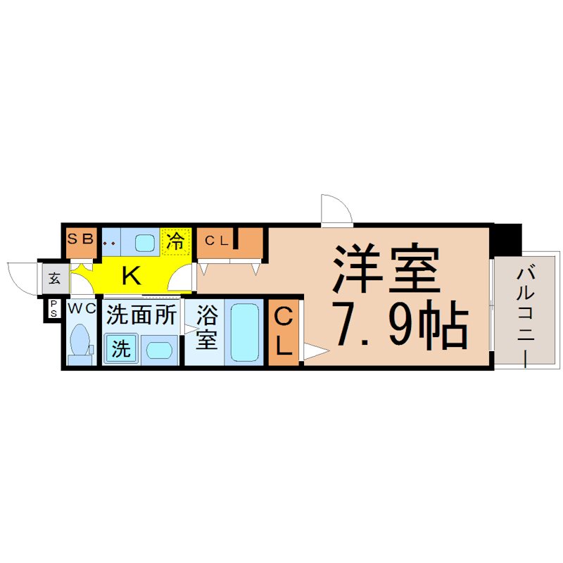 パルティール中村公園の間取り