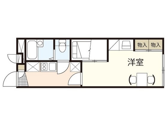 広島市中区国泰寺町のマンションの間取り