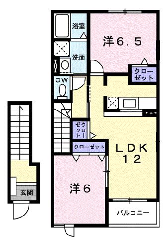 サンライズＡの間取り