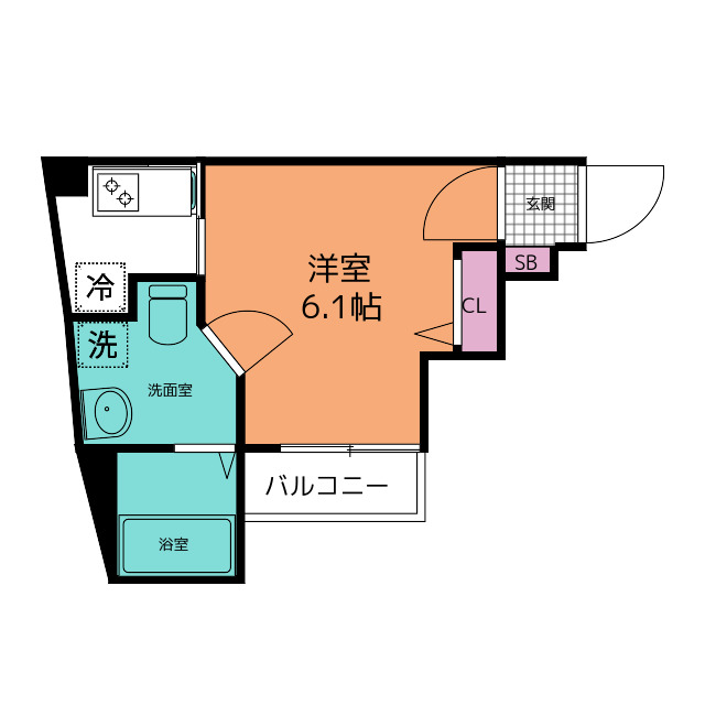 宿河原パークテラスの間取り