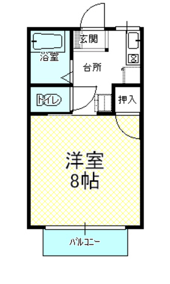 メゾンドカワコウIIの間取り