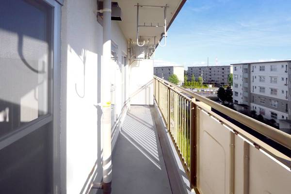 バルコニー　ビレッジハウスの同一物件・同一タイプの間取りの写真です