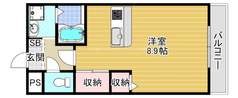 アミティエ大江Iの間取り