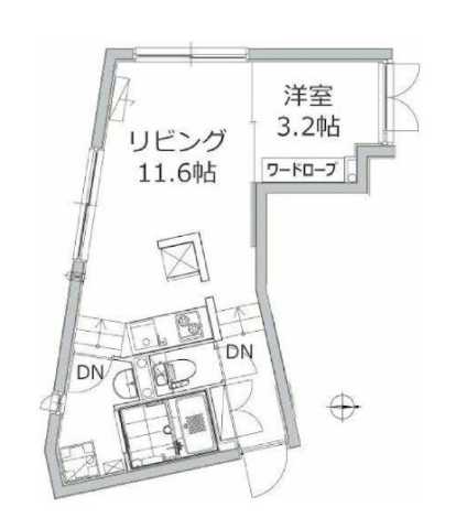 文京区水道のマンションの間取り