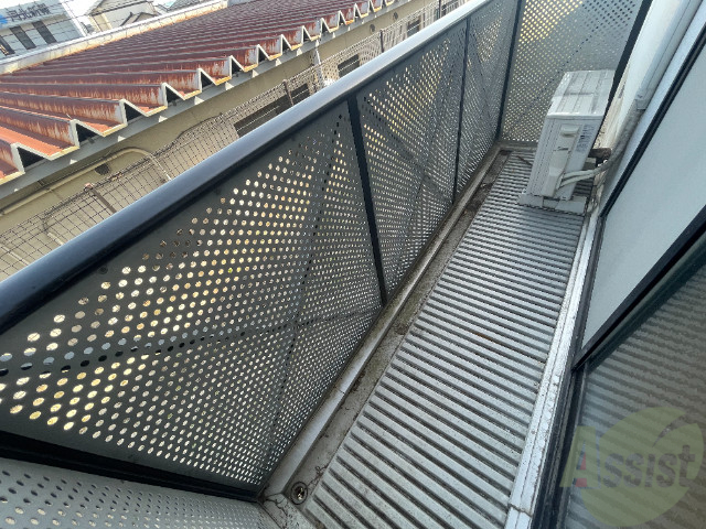 バルコニー　広いバルコニーなので洗濯物がたくさん*干せそうせすね！