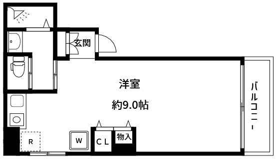 荒川区荒川のマンションの間取り