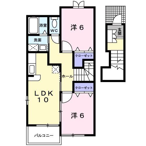 ルミエール参番館の間取り