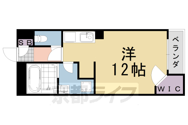 南丹市園部町木崎町のアパートの間取り