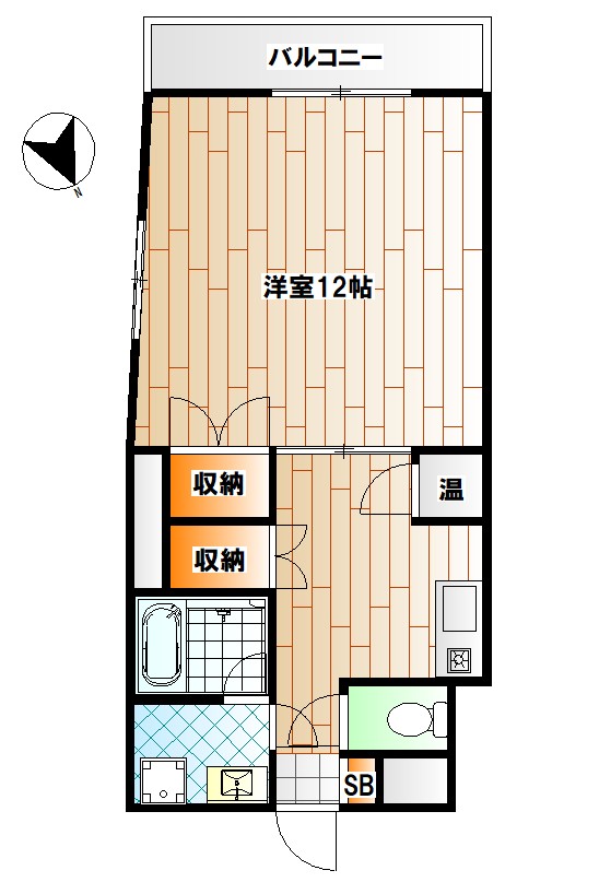 矢島ビルの間取り