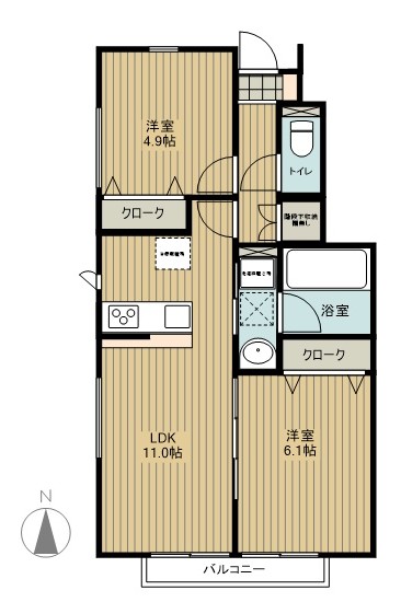 プラム・シーA棟の間取り