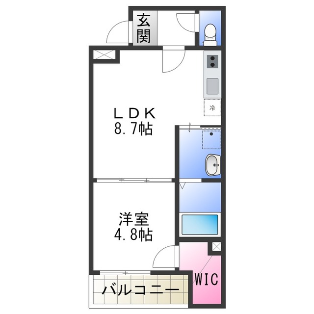 フジパレス高石III番館の間取り