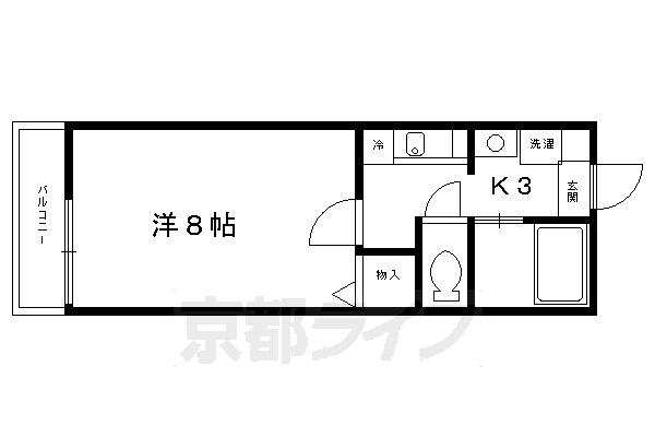 ハイム紫明の間取り