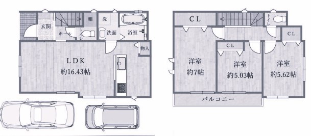 【明石市魚住町西岡のその他の間取り】