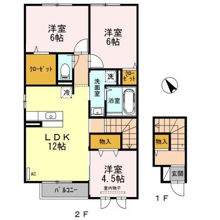 グレイスヴィラ 東川口の間取り