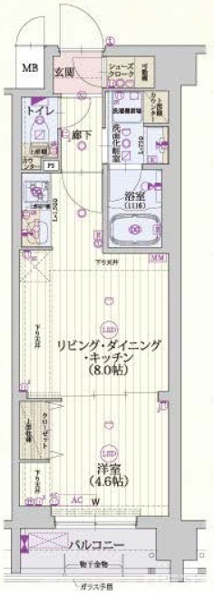 ベラジオ雅び東寺WESTの間取り