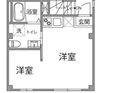 仮称）千住宮元町計画　新築工事の間取り