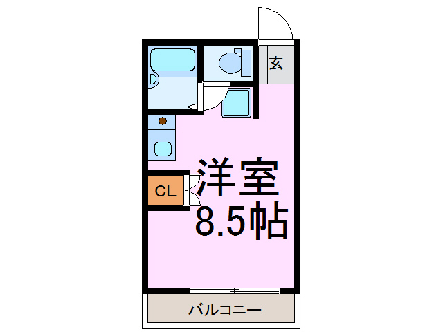 古河市関戸のアパートの間取り